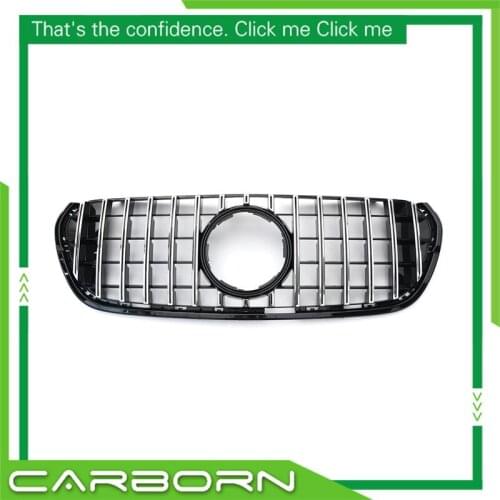 For-Mercedes-Benz X-class BR470 W470 2018-on GT Style ABS Plastic Front Bumper Racing Grille