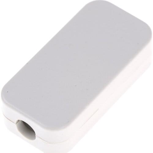 5Pcs/Lot Plastic Instrument Case Waterproof Electronic Project Enclosure White Plastic Power Junction Box 40x20x11mm