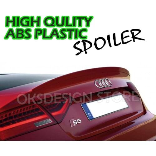 FOR Audi A5 8P3 Sportback 4 Door Spoiler ( ABS Plastic )