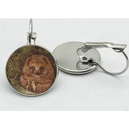 Handmade Super Cute Rabbit Women Girl Earrings Retro Animal Art Hedgehog Pig Scorpion Lazy Jewelry