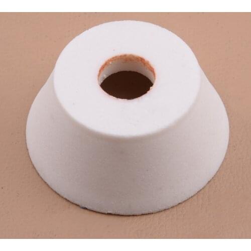LETAOSK 3" 75mm White Corundum Ceramic Angle Grinding Wheel Cup Abrasive for Metal 80 Grit Quenching Steel