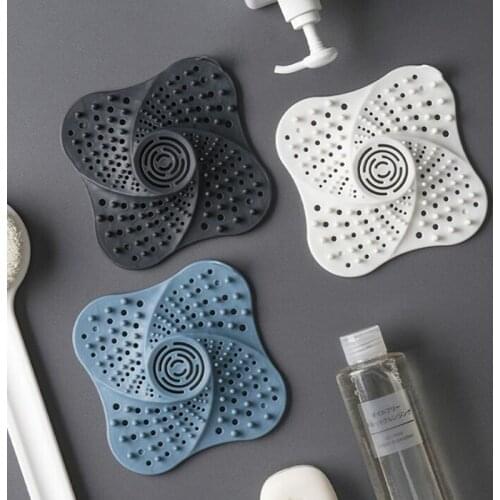 Hair Stopper Anti-blocking Hair Catcher Plug Trap Shower Floor Drain Covers Sink Strainer Filter Bathroom Kitchen Accessories