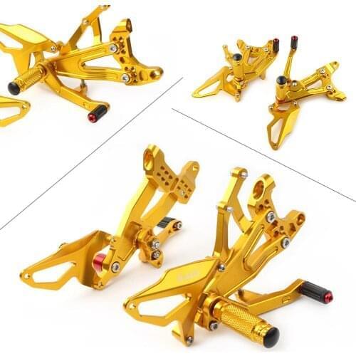 For Ducati Panigale V4 2018 2019 2020 Rearsets Foot Peg Rear Set Footrest Pedal pads Gold