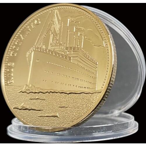 1912 Titanic Gold Coin 100 Year Anniversary Memory Of Rms Victims Commemorative Tragedy Of The Titanic Collect