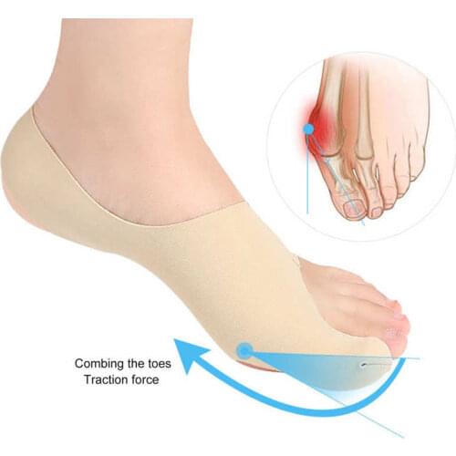 1 Pair Orthopedic Bunion Corrector Big Toe Bunion Hallux Valgus Corrector Brace Sleeve