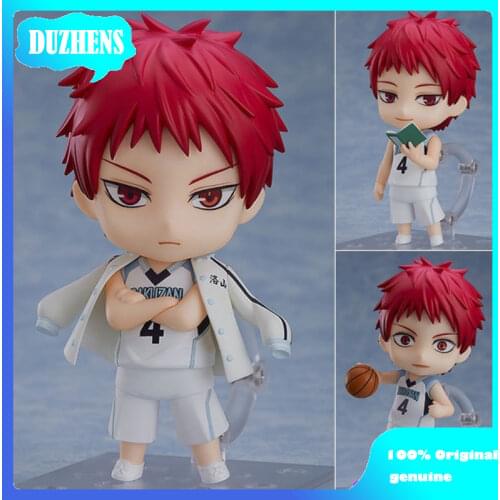 100% Original: Anime Kurokos Basketball Akashi Seijuro Q version figma Action Figure Anime Figure Model Toys Figure Doll Gift