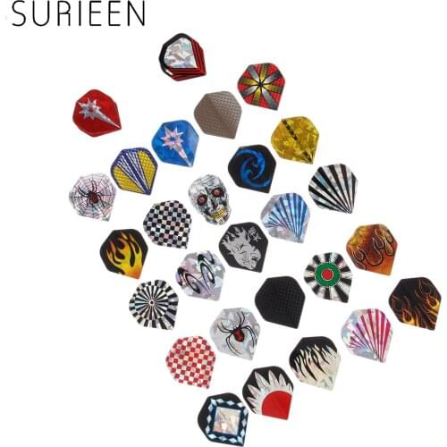 12 Pcs Professional 2D Laser Reflective Cool Bling Dart Flights Darts Tail Wing Harrows Throwing Mixed Style Darts Accessories