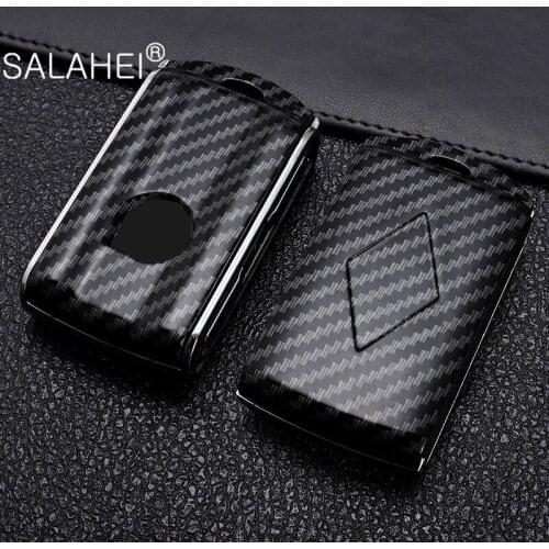 ABS Carbon Fiber Smart Car Key Case Cover Shell For Volvo XC40 XC60 S90 XC90 V90 2017 2018 T5T6 T8 2015 2016 Auto Keyless Holder