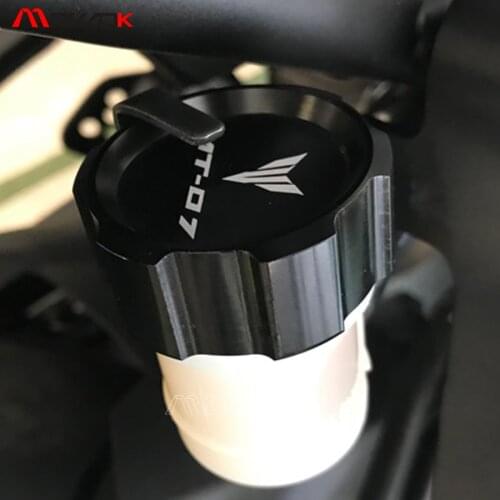 Motorcycle Accessories For Yamaha MT07 mt 07 mt-07 2014-2020 2019 Aluminum Rear Brake Fluid Reservoir Cover Cap