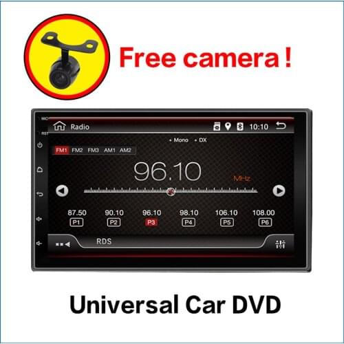 7" universal car dvd player 2 din android 10 fit for nissan qashpai universal car radio cassette player support steering wheel