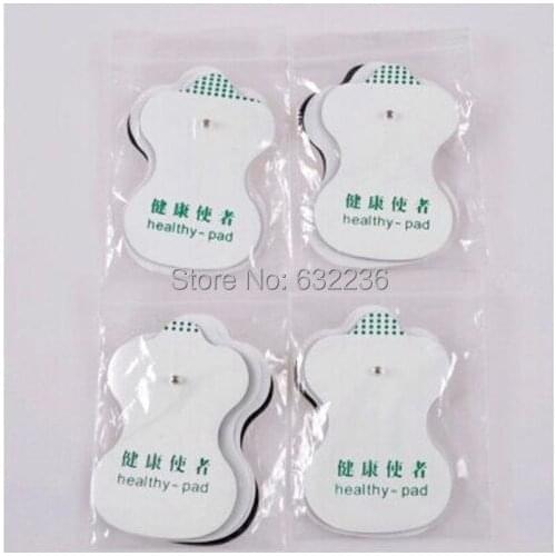 DHL Freeshipping 5000pcs/lot white Electrode Pads for Tens Acupuncture,Slimming massager , Digital Therapy Machine Massager