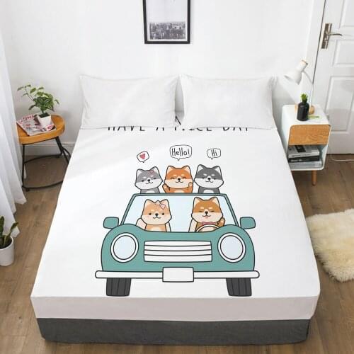 Children Elastic fitted sheet bed sheet With An Elastic Band Bedding For Kids baby child Mattress Cover Single 160x200 Bed Erha