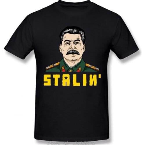 Joseph Stalin T-shirt For Men Plus Size Custom Group Tshirt Men Cotton Tees Streetwear