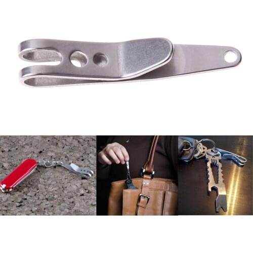 EDC Tool Bag Suspension Clip with Key Ring Carabiner Outdoor Travel Camping Quicklink Tool