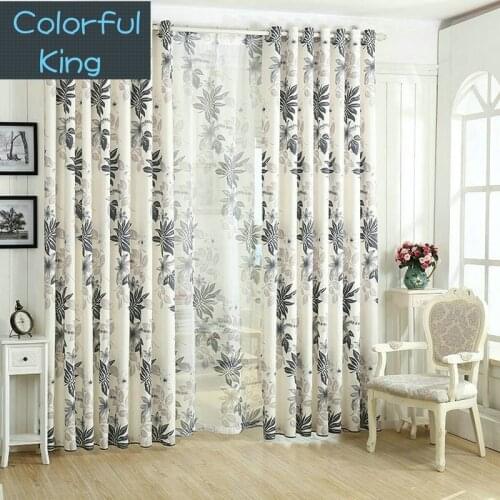Eco-friendly Curtains For Living Room Simple Rustic Natural Healthy Modern Curtain Custom-Made Available