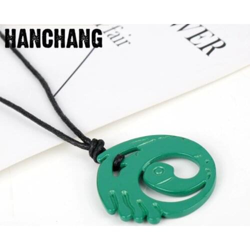 Hot Game Jewelry Tomb Raider Pendant Necklace Cord Chain Charms Necklace for Women men Collier