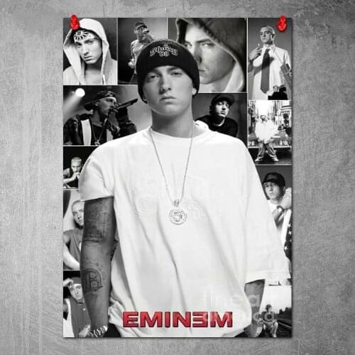 Canvas Pictures EMINEM In His Youth By Jemmy Grey Home Decoration Modern Paintings Wall Art Prints Poster Modular Living Room