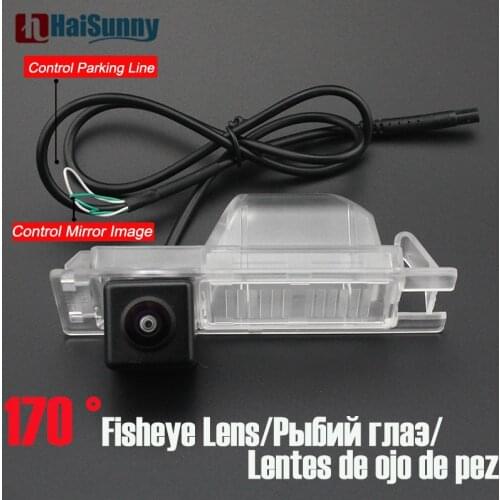 Rear Camera Fisheye 170 Wide View Angle Night Vision 4 pin Yes Or No Guiding Line For Opel Astra Meriva Corsa D rearview camera