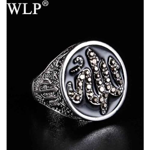 2018 WLP New Hot Style Resin men Zinc Alloy Crown Classic Simple Unisex Vintage Rings Party Women Wedding A3240