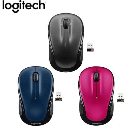 Logitech M325 Wireless Mice Portable 1000 DPI 2.4GHz USB Unifying Receiver Ergonomic Optical Tracking Mouse For Laptop Desktop
