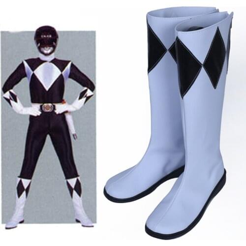 Mammoth Ranger Goushi Black Cosplay Boots Shoes Movie Party Cosplay Boots Custom Made for Men Shoes