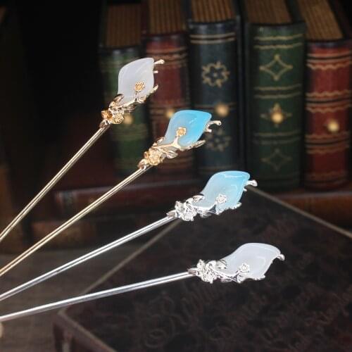 Fashion Chinese Hair Stick Hairpins Clips Metal Barrette Clip Wedding Bridal Hair Accessories Bun Maker Hairstyle Design Tools