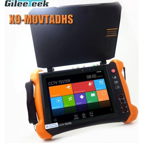 X9MOVTADHS IPC Tester Monitor H.265 4K 8MP camera Full-featured professional test tool with TDR,Cable tracer,Digital Multimeter