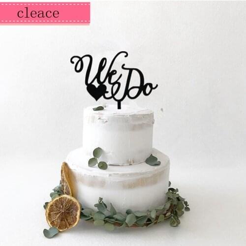 We do wedding cake topper with heart decoration engagement cake topper wedding decoration cake decorating