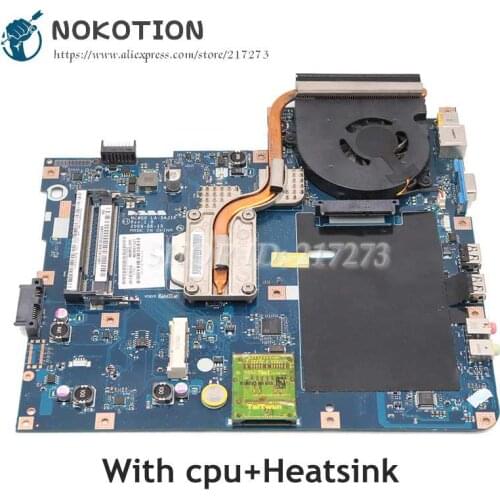NOKOTION For Acer aspire E625 5516 5517 5532 Laptop Motherboard KAWG0 LA-4861P MBN3602001 MAIN BOARD Socket S1 Free CPU