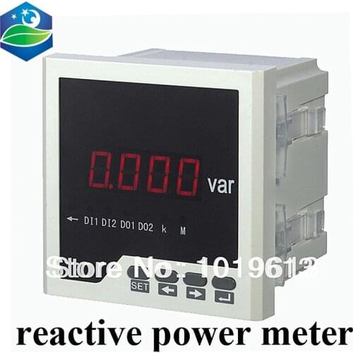 Single phase reactive power meter power factor meter watt 96*96 LED display