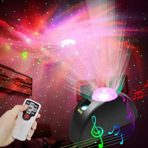 Aurora Projector Space Light Bluetooth USB Music Player Family Room Decoration Romantic Starry Sky Aurora Night Light Projector