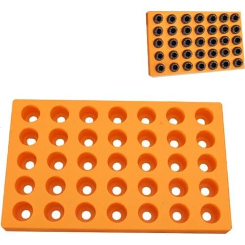 Thicken Router Drill Bit Collet Storage Tray Holder ER25 ER32 C32 Rack 35/60/ Multi Holes 24/33 mm PVC Practical