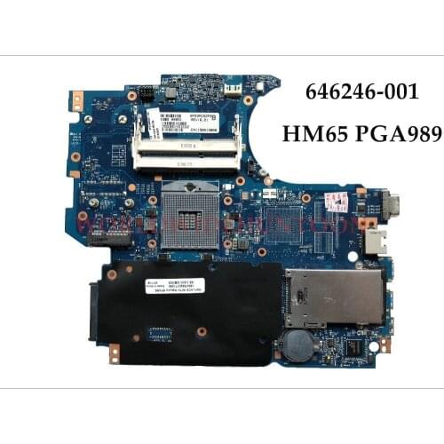 High quality Laptop Motherboard for HP Probook 4530S 4730S 646246-001 HM65 PGA989 DDR3 100% Fully Tested