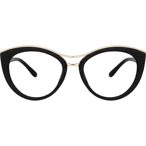 Zeelool Womens Chic Cat Eye Glasses Non-prescription Frame with Clear Lens Carol FX0772