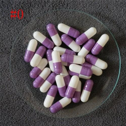 0# 1000pcs 0 Size High Quality Hard Gelatin Empty Capsules, Portable DIY Hollow Gelatin Capsules ,joined or Separated Capsules