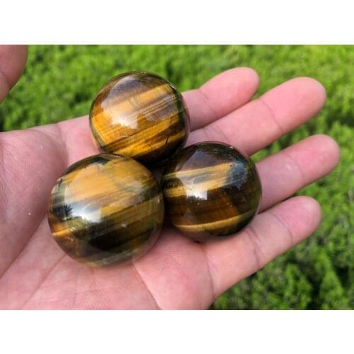 1pcNatural tiger stone home decoration ball, crystal ball, chakra therapy, otolith home decoration crafts wholesale
