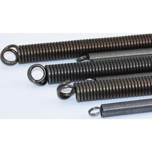 1PCS L Type Dual Ring Tension Spring Carbon Steel Wire Diameter 2.3/2.5/2.6mm Outer Diameter 13-30mm Length 300mm