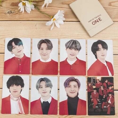 8pcs/set KPOP Bangtan Boys New Album MAP OF THE SOUL ON:E LOMO Cards Photocards Poster JIMIN JIN SUGA J-HOPE JUNG KOOK Gifts