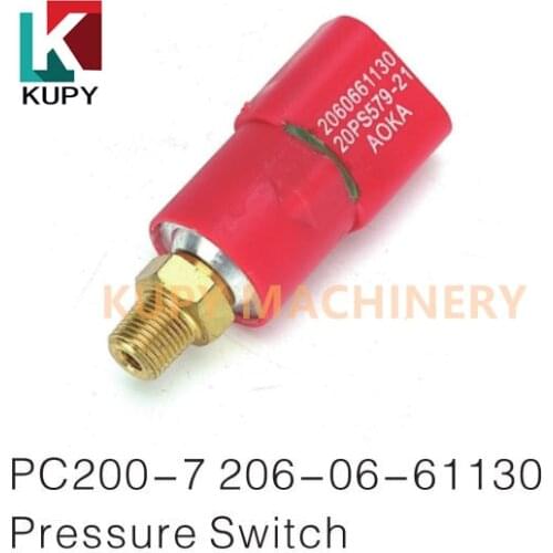 PC-7 PC200-7 Oil Pressure Switch Sensor 206-06-61130 Excavator Accessories for Komatsu Excavator PC300-7