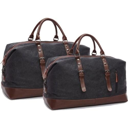 Canvas Handbag for Men Large Capacity Travel Bags Big Luggage Bag Men Duffel Bags Weekend Travel Tote Male Outdoor Shoulder Bag