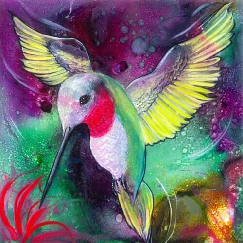 Bird Animal Flower Printed Canvas 11CT Cross-Stitch Complete Kit DIY Embroidery DMC Threads Craft Needlework Hobby Stamped