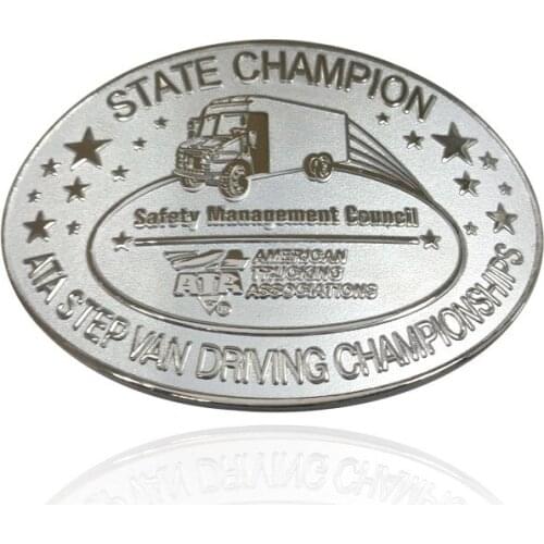 Custom Fashion Shiny Silver Plating Buckle High Quality 3D Zinc Alloy Belt Buckle