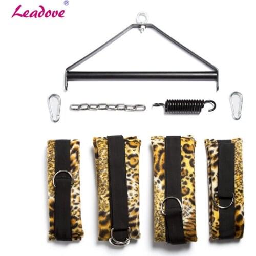 Adult Game Indoor Swing for Couple with Adjustable Soft Straps Sex Furniture Fetish Bandage Tripod Bracket +Spring + Nut Plug