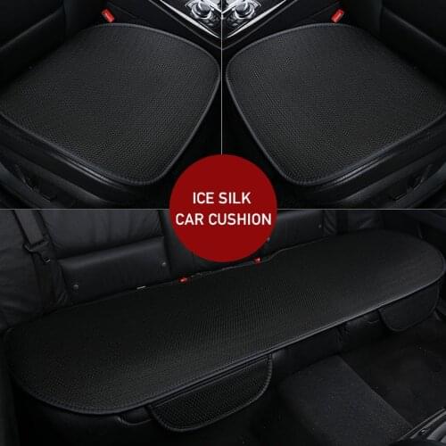 Ice silk car seat cover universal cushion seasons comfortable breathable car accessories suitable for 99% car model