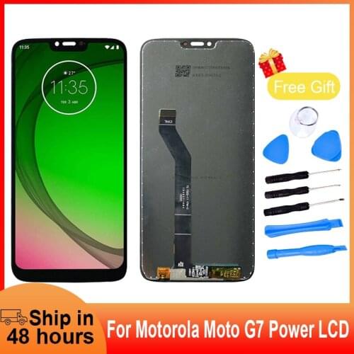 Mobile Phone Lcd Display With Touch Screen Digitizer Assembly For Motorola G7 Power Lcd Replacement