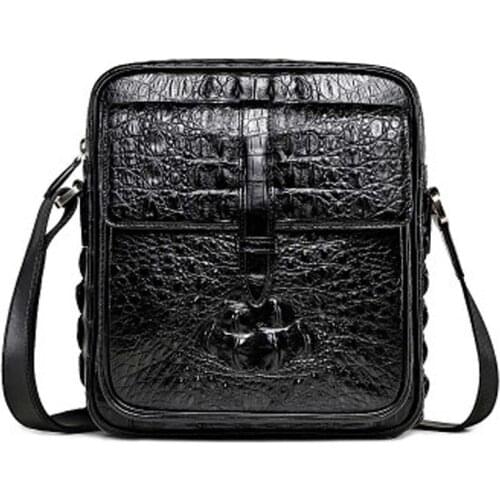 Xingmengda male crocodile new Single shoulder bag business leisure men bag large capacity aslant Men crocodile bags