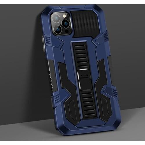 New Shockproof Armor Phone Case For iPhone 11Pro / 11 Strong Anti-Fall Bracket Protective Cover For iPhone 11 Pro Max Case Funda