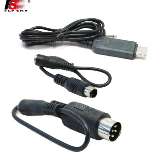 FLYSKY FS-SM100 RC USB Flight Simulator With FMS Cable Set for FLYSKY FS-i6 FS-i10 FS-T6 FS-CT6B TH9X RC FPV Drone Transmitter