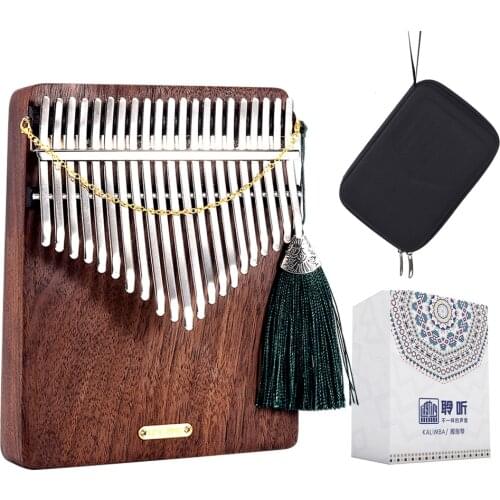 LingTing LT-K21W 21 keys Kalimba Mbira Thumb Piano（rain whisperer