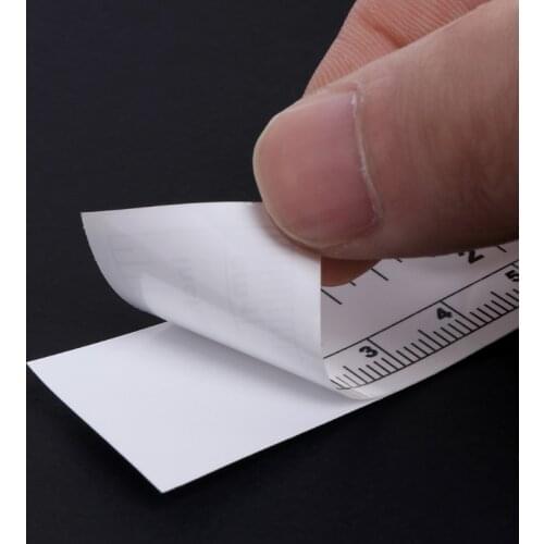 Self Adhesive Metric Measure Tape Vinyl Silver Rulers For Sewing Machine Sticker